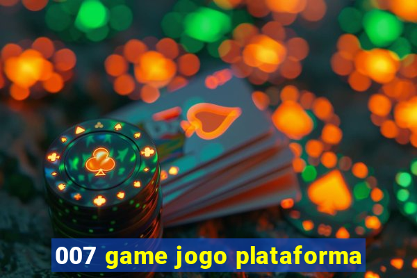 007 game jogo plataforma